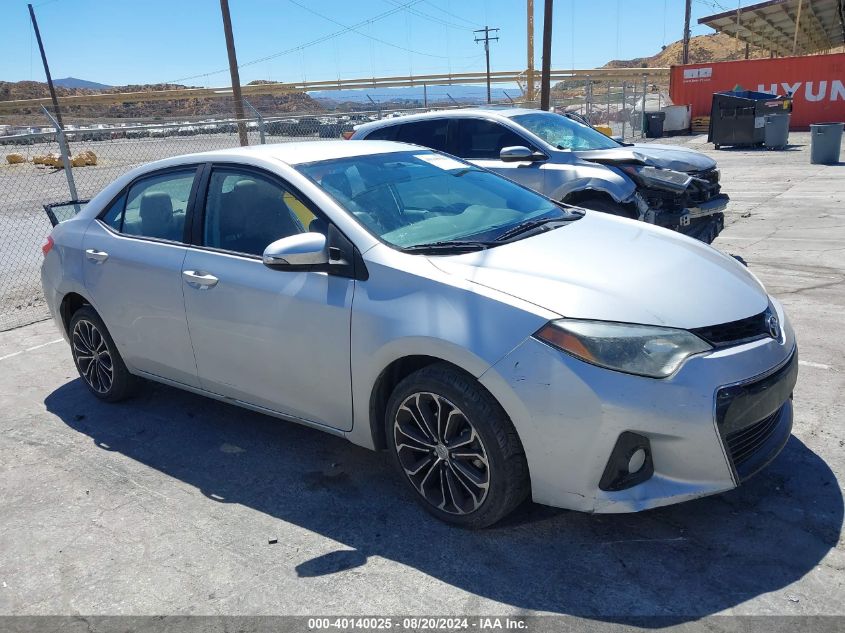 2014 TOYOTA COROLLA S PLUS - 5YFBURHE4EP098772