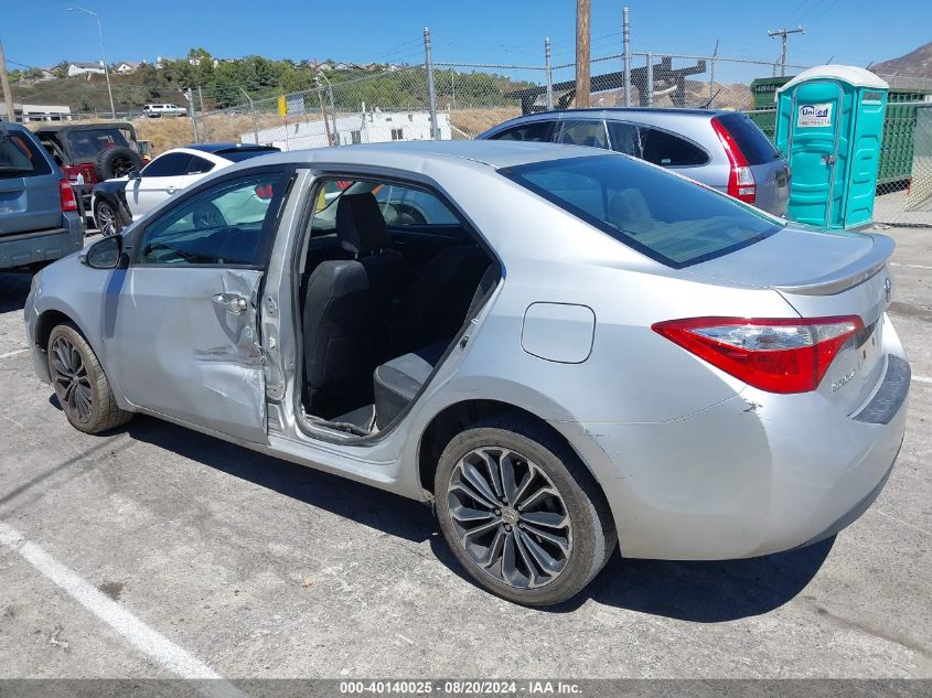 2014 TOYOTA COROLLA S PLUS - 5YFBURHE4EP098772