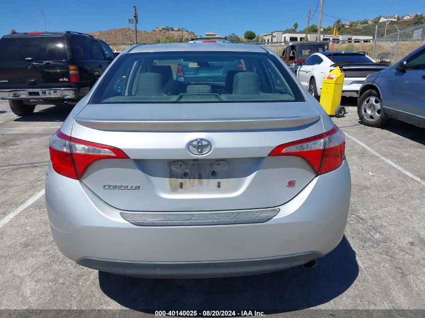 2014 TOYOTA COROLLA S PLUS - 5YFBURHE4EP098772