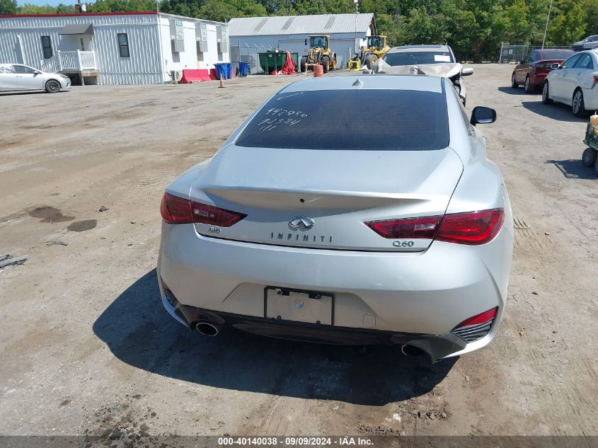 2017 Infiniti Q60 2.0T Premium VIN: JN1CV7EL8HM320961 Lot: 40140038