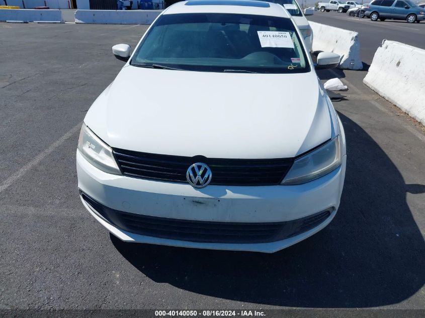 2012 Volkswagen Jetta 2.5L Se VIN: 3VWDP7AJ0CM346433 Lot: 40140050