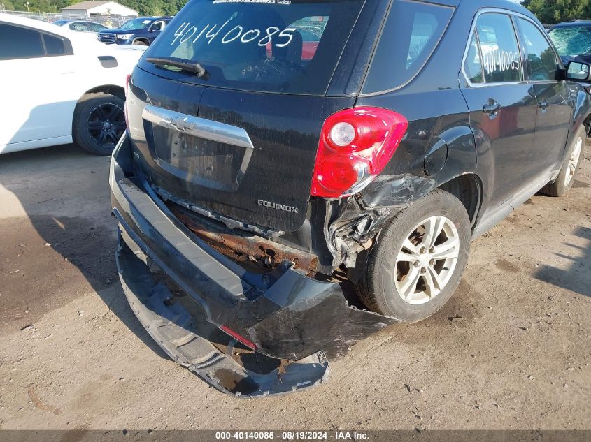 2014 Chevrolet Equinox Ls VIN: 2GNFLEEK6E6137281 Lot: 40140085