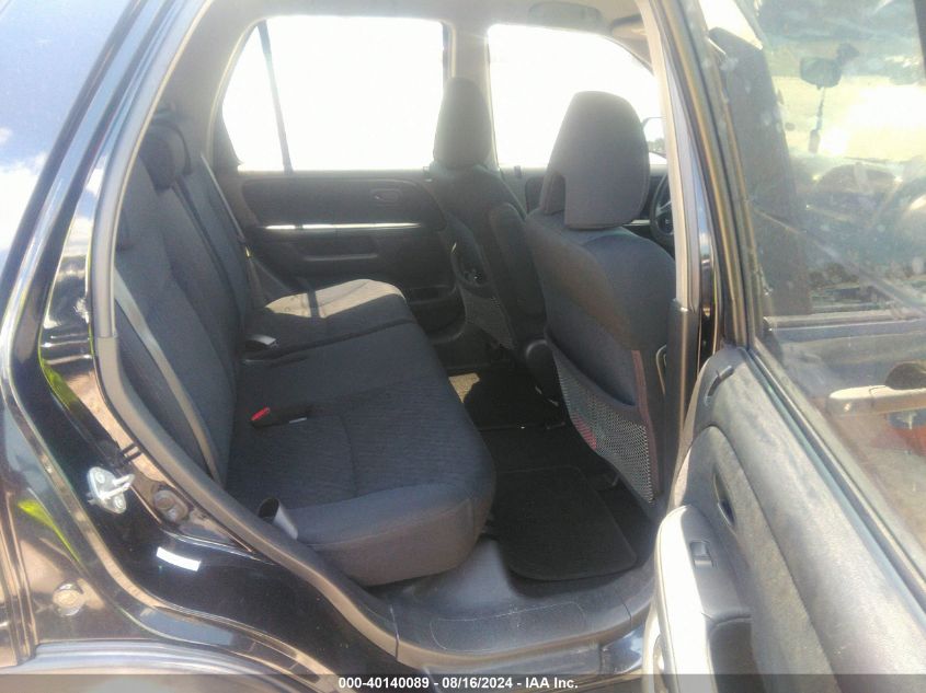 2006 Honda Cr-V Lx VIN: SHSRD68546U405988 Lot: 40140089