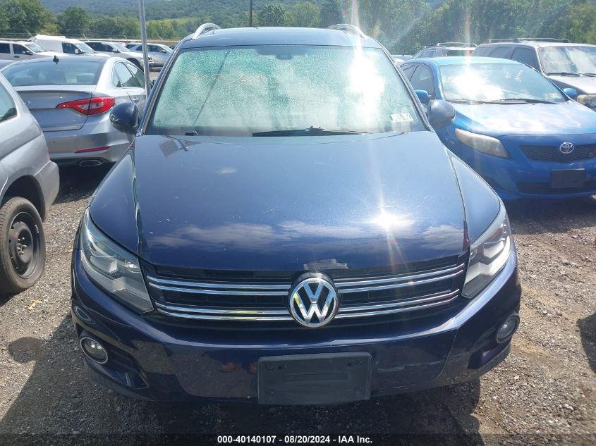 2016 Volkswagen Tiguan Sel VIN: WVGBV7AX4GW543935 Lot: 40140107