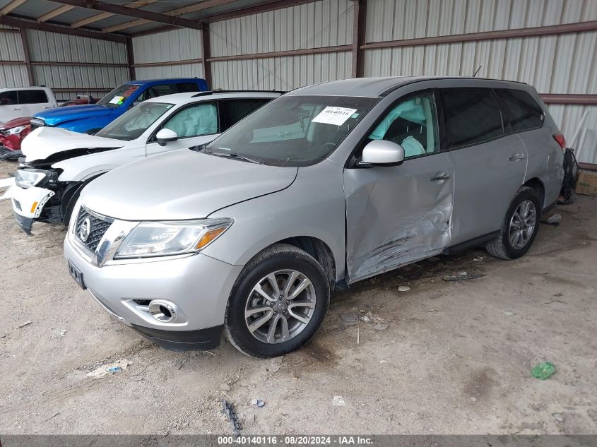 2014 Nissan Pathfinder S/Sv/Sl/Platinum VIN: 5N1AR2MM0EC662343 Lot: 40140116