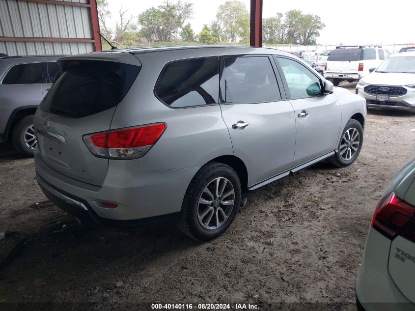 2014 Nissan Pathfinder S/Sv/Sl/Platinum VIN: 5N1AR2MM0EC662343 Lot: 40140116