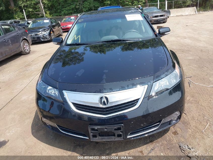 2012 Acura Tl 3.5 VIN: 19UUA8F24CA009273 Lot: 40140133