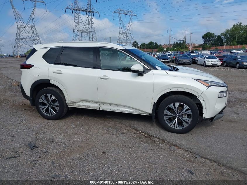 2021 Nissan Rogue Sv VIN: 5N1AT3BB0MC787236 Lot: 40140158