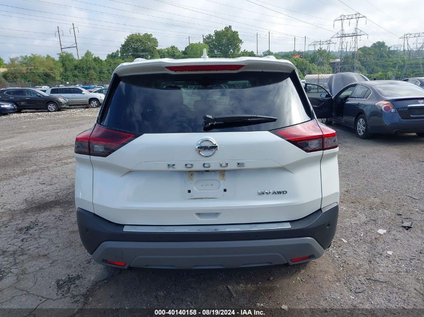 2021 Nissan Rogue Sv VIN: 5N1AT3BB0MC787236 Lot: 40140158