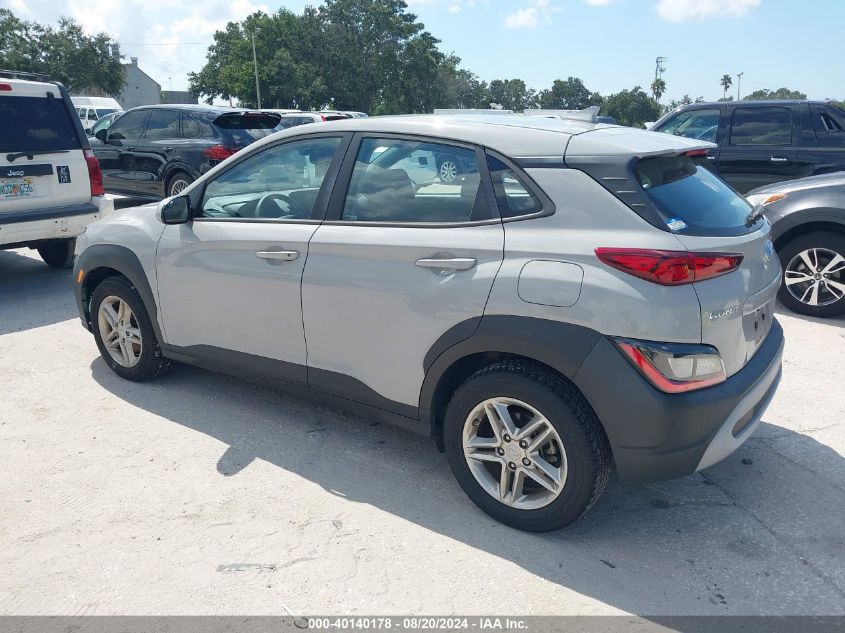 2022 Hyundai Kona Se VIN: KM8K22AB3NU768730 Lot: 40140178