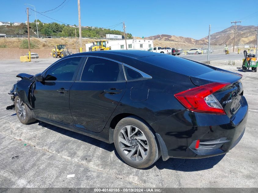 2016 Honda Civic Ex VIN: 19XFC2F76GE201159 Lot: 40140185