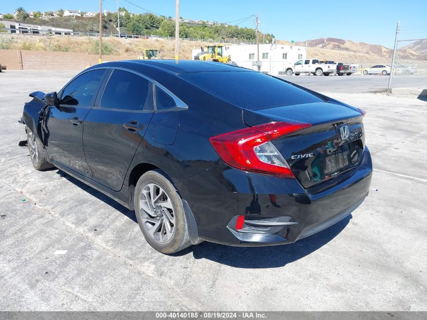 2016 Honda Civic Ex VIN: 19XFC2F76GE201159 Lot: 40140185