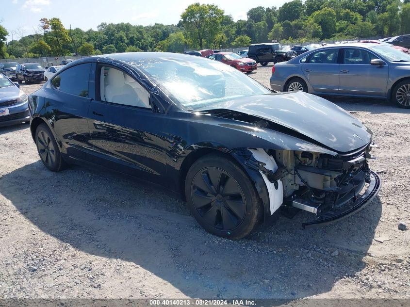 2024 TESLA MODEL 3 LONG RANGE DUAL MOTOR ALL-WHEEL DRIVE - 5YJ3E1EB0RF792468