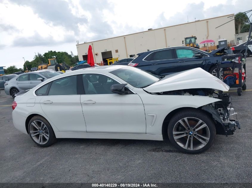 2018 BMW 430I Gran Coupe xDrive VIN: WBA4J3C51JBG91679 Lot: 40140229