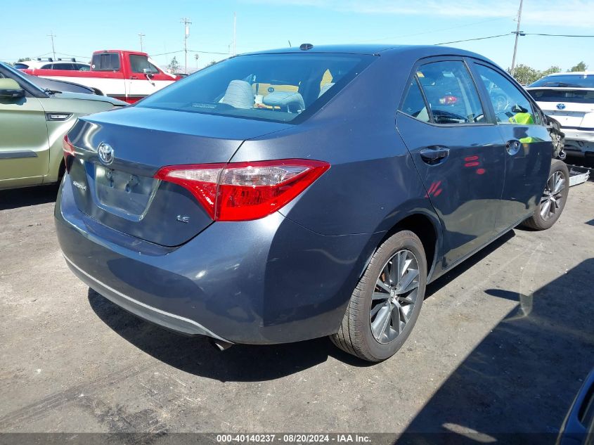 2017 Toyota Corolla Le VIN: 5YFBURHE9HP595630 Lot: 40140237