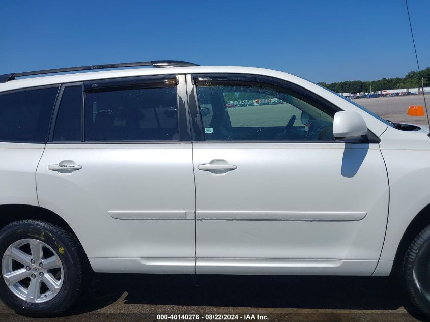 2010 Toyota Highlander VIN: JTEZA3EH2A2011135 Lot: 40140276