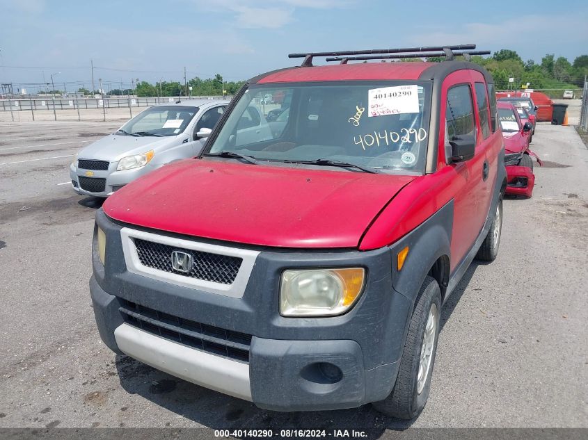 2006 Honda Element Ex VIN: 5J6YH18626L006491 Lot: 40140290