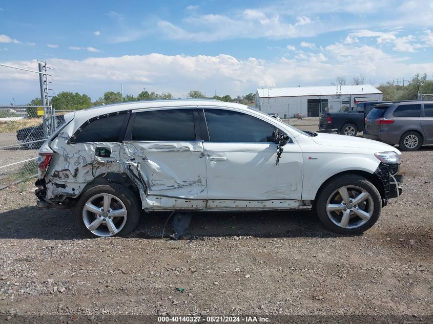 2014 Audi Q7 Prestige VIN: WA1DGAFE9ED012440 Lot: 40140327