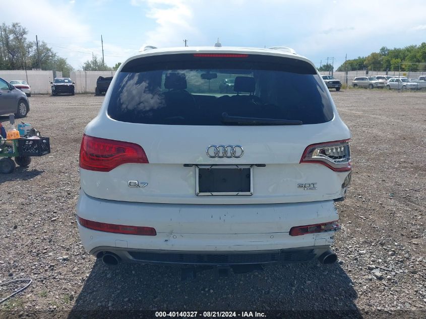 2014 Audi Q7 Prestige VIN: WA1DGAFE9ED012440 Lot: 40140327