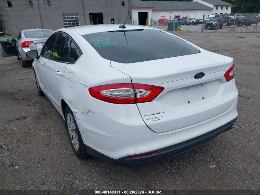 2014 Ford Fusion S VIN: 1FA6P0G75E5355447 Lot: 40140331