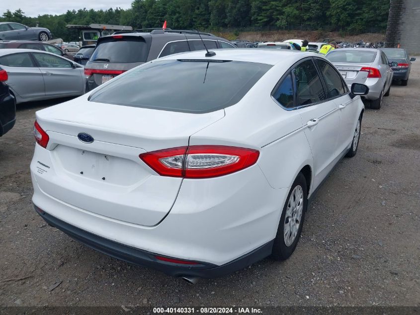 2014 Ford Fusion S VIN: 1FA6P0G75E5355447 Lot: 40140331