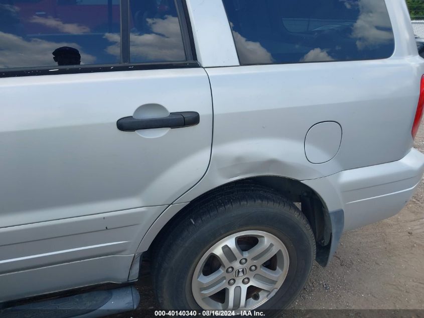 2003 Honda Pilot Ex-L VIN: 2HKYF18583H514371 Lot: 40140340