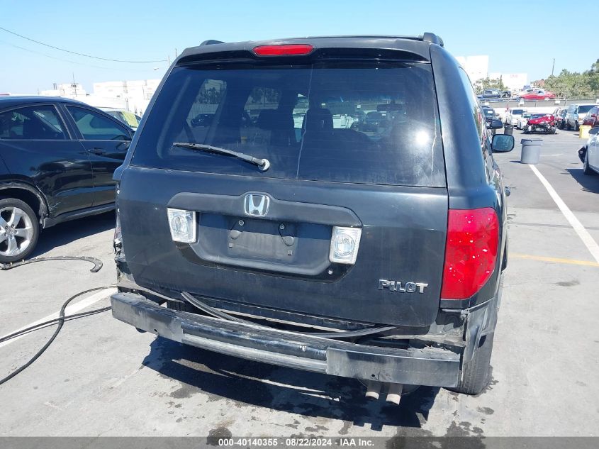 2003 Honda Pilot Ex VIN: 2HKYF184X3H507090 Lot: 40140355