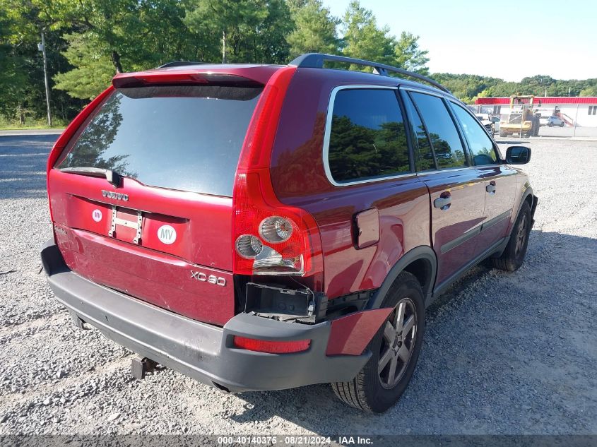 2004 Volvo Xc90 VIN: YV1CN59HX41079739 Lot: 40140375