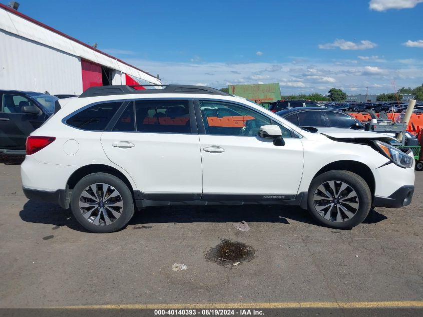 2017 Subaru Outback 2.5I Limited VIN: 4S4BSANC9H3432569 Lot: 40140393