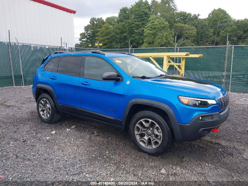 2021 Jeep Cherokee Trailhawk 4X4 VIN: 1C4PJMBX8MD129616 Lot: 40140400