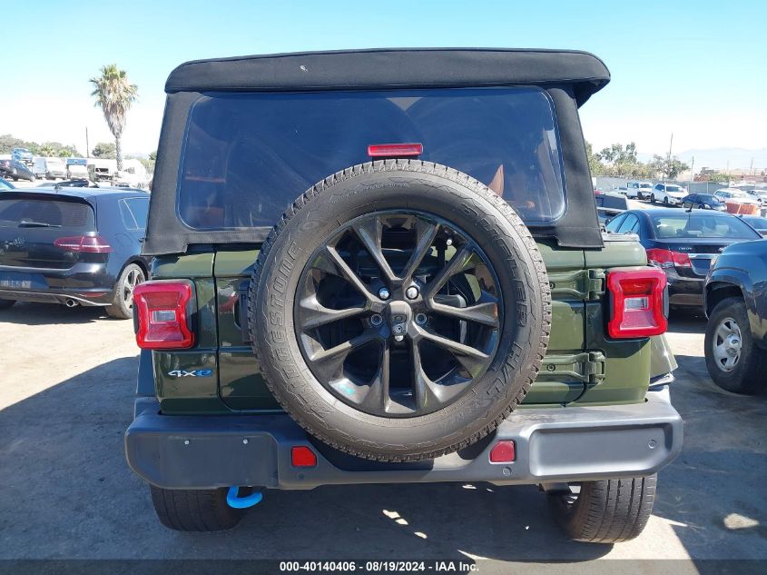 2022 Jeep Wrangler 4Xe Unlimited Sahara 4X4 VIN: 1C4JJXP65NW265070 Lot: 40140406