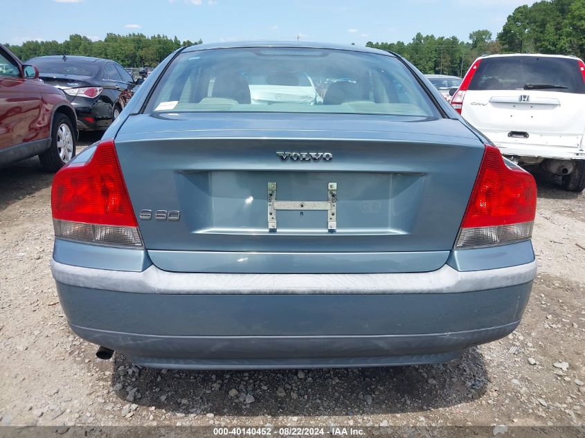 2004 Volvo S60 2.4 VIN: YV1RS64A042353639 Lot: 40140452