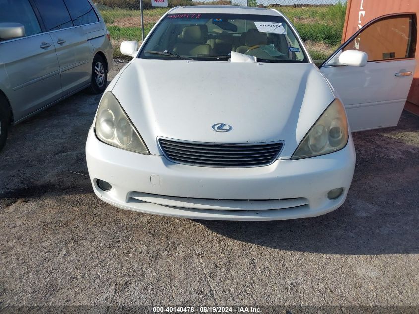 2006 Lexus Es 330 VIN: JTHBA30G165170639 Lot: 40140478