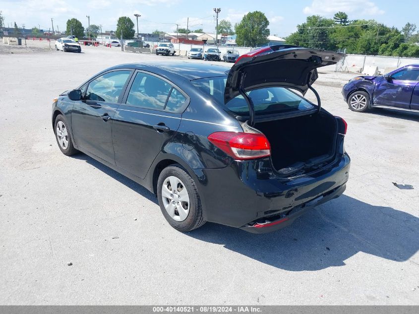 2017 Kia Forte Lx VIN: 3KPFL4A7XHE105717 Lot: 40140521