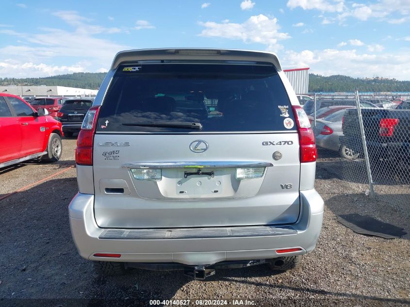 2008 Lexus Gx 470 VIN: JTJBT20X580153135 Lot: 40140527