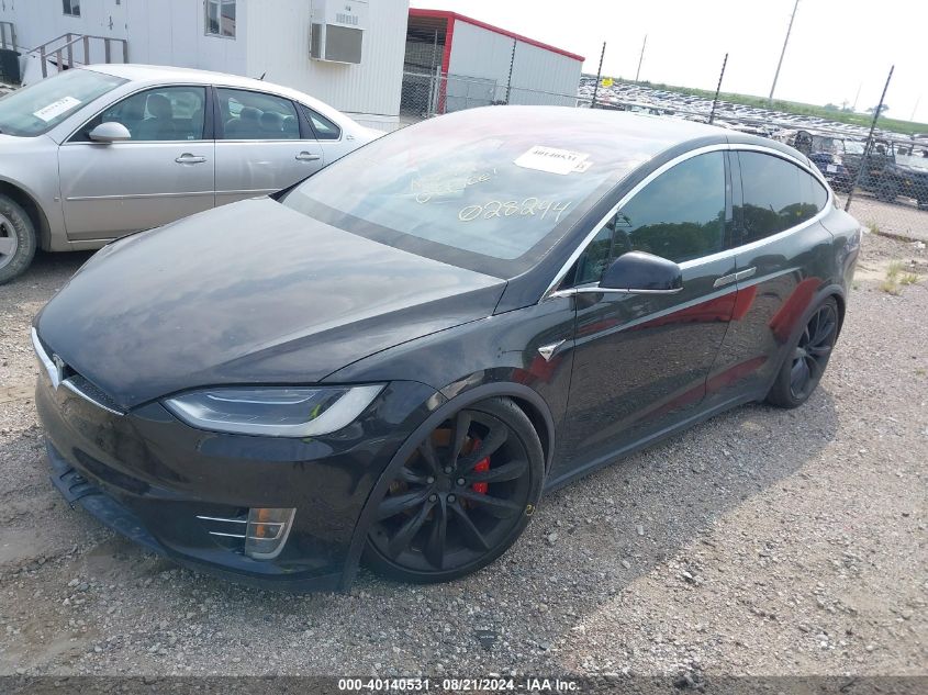 5YJXCAE48GF028244 2016 TESLA MODEL X - Image 2