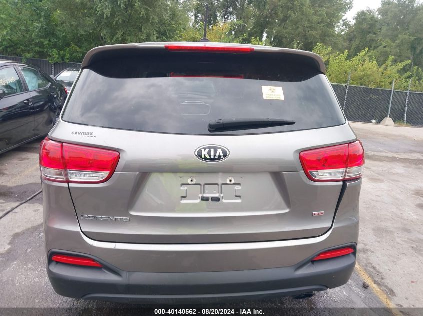 2017 Kia Sorento 2.4L L VIN: 5XYPG4A38HG331439 Lot: 40140562