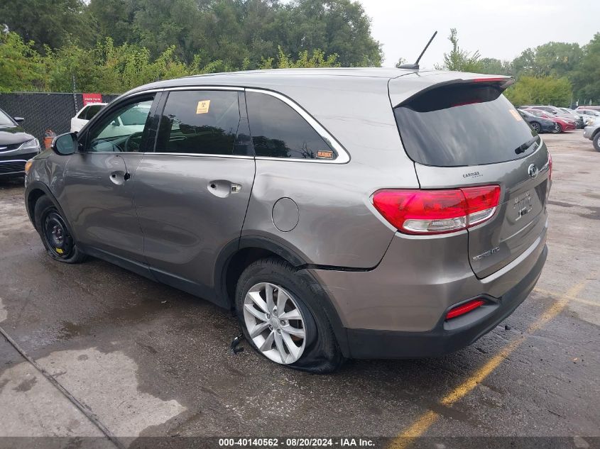 2017 Kia Sorento 2.4L L VIN: 5XYPG4A38HG331439 Lot: 40140562