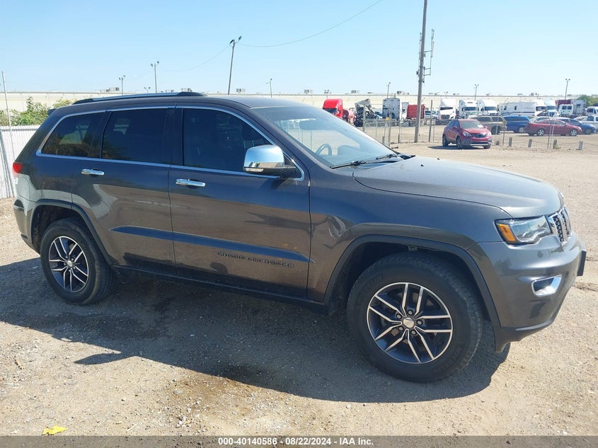 VIN 1C4RJFBG9HC778244 2017 JEEP GRAND CHEROKEE LIMITED 4X4
