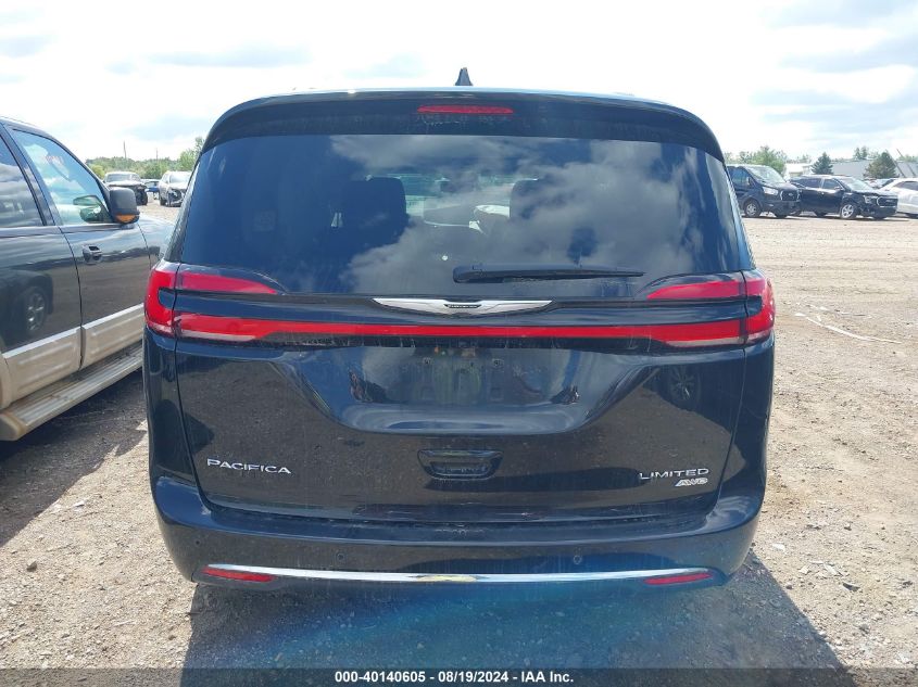 2022 Chrysler Pacifica Limited Awd VIN: 2C4RC3GG5NR184755 Lot: 40140605