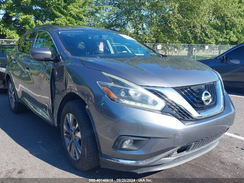 2018 Nissan Murano Sv VIN: 5N1AZ2MG7JN107799 Lot: 40140618