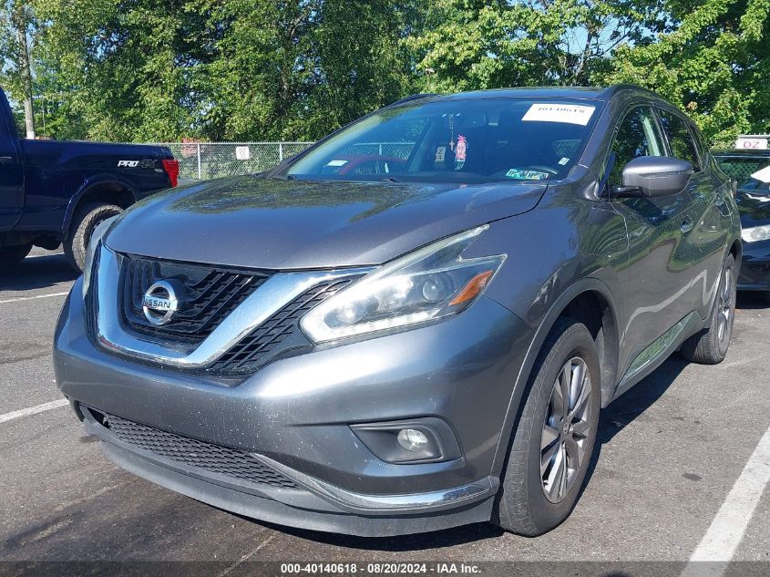 2018 Nissan Murano Sv VIN: 5N1AZ2MG7JN107799 Lot: 40140618