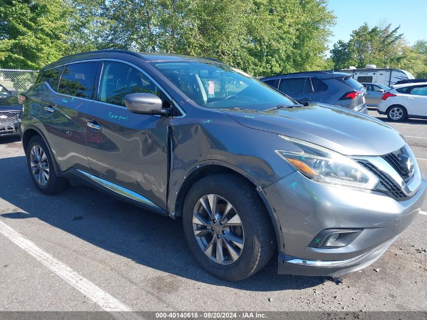 2018 Nissan Murano Sv VIN: 5N1AZ2MG7JN107799 Lot: 40140618