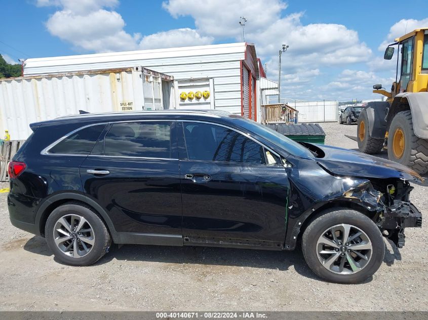 2019 Kia Sorento 3.3L Ex VIN: 5XYPHDA51KG448575 Lot: 40140671