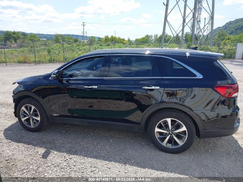 2019 Kia Sorento 3.3L Ex VIN: 5XYPHDA51KG448575 Lot: 40140671