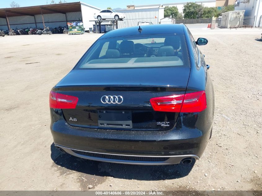 2013 Audi A6 3.0T Premium VIN: WAUHGAFC5DN158720 Lot: 40140686