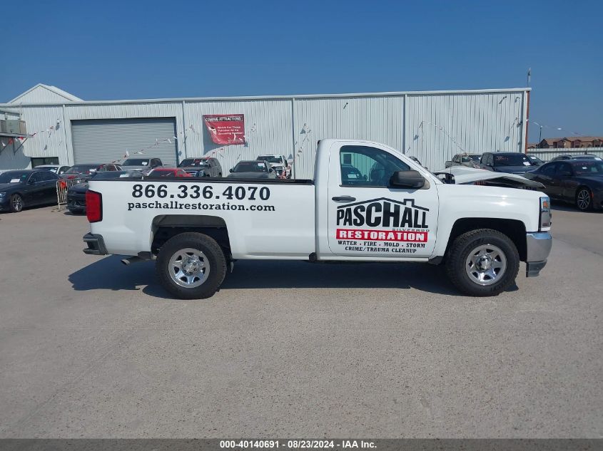 2018 Chevrolet Silverado 1500 Ls VIN: 1GCNCNEH4JZ143622 Lot: 40140691