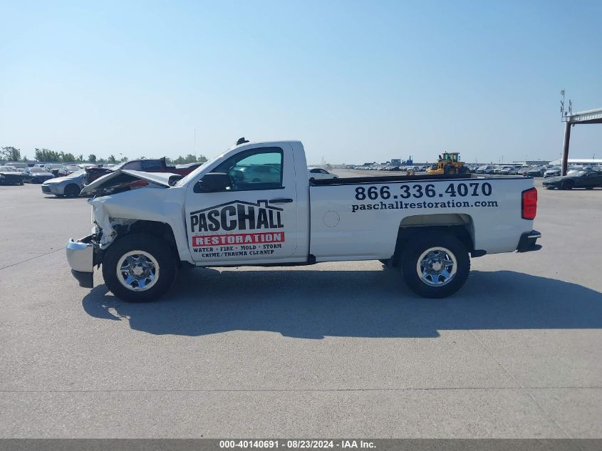 2018 Chevrolet Silverado 1500 Ls VIN: 1GCNCNEH4JZ143622 Lot: 40140691