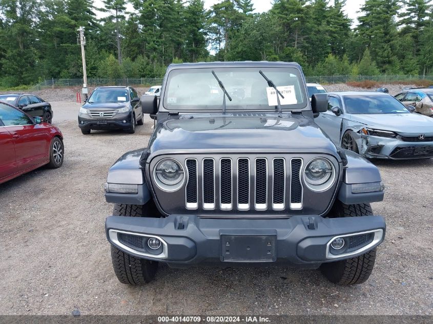 2019 Jeep Wrangler Unlimited Sahara 4X4 VIN: 1C4HJXEN5KW596042 Lot: 40140709