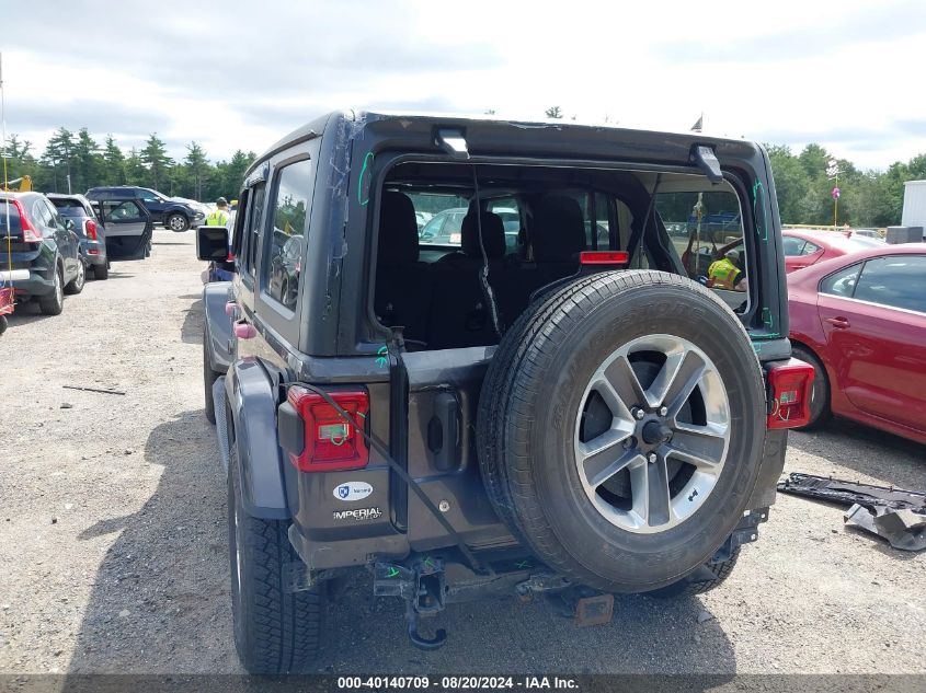 2019 Jeep Wrangler Unlimited Sahara 4X4 VIN: 1C4HJXEN5KW596042 Lot: 40140709